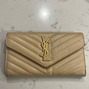 CASSANDRE SAINT LAURENT MATELASSÉ WALLET